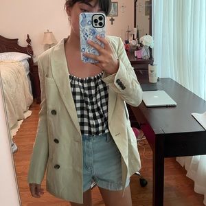 BRAND NWT! Aritzia Samuel Linen Blazer.